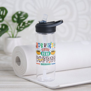 FRIENDS™ But First Coffee Vibrant Graphic Water Bottle