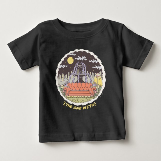 FRIENDS™ | Cartoon Fountain Baby T-Shirt (Front)