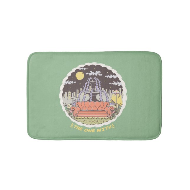 FRIENDS™ | Cartoon Fountain Bath Mat (Front)