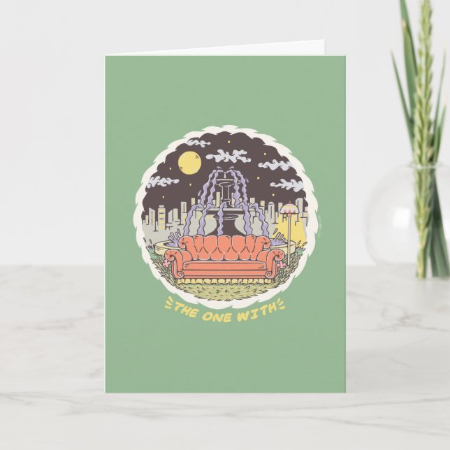FRIENDS™ | Cartoon Fountain Card (Front)