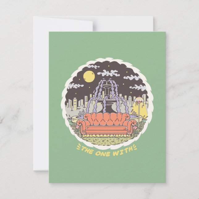 FRIENDS™ | Cartoon Fountain Card (Front)