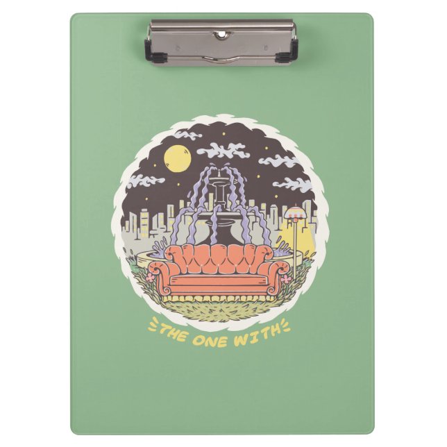 FRIENDS™ | Cartoon Fountain Clipboard (Front)