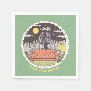 FRIENDS™   Cartoon Fountain Napkin