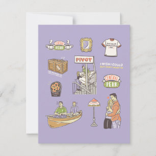 FRIENDS™   Cartoon Icons Card