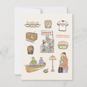 FRIENDS™   Cartoon Icons Card