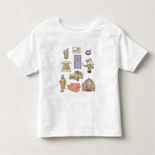 FRIENDS™   Cartoon Icons Graphic 1 Toddler T-Shirt
