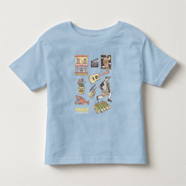 FRIENDS™ | Cartoon Icons Graphic 4 Toddler T-Shirt (Front)