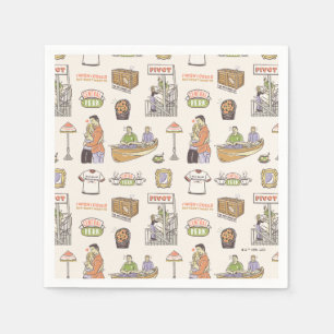 FRIENDS™   Cartoon Icons Napkin