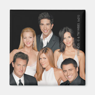 FRIENDS™ Cast in Formal Wear Closeup Magnet