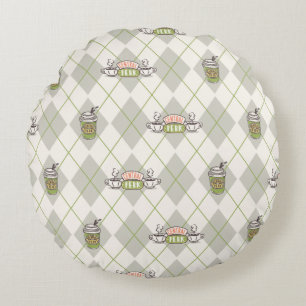 FRIENDS™ Central Perk Argyle Pattern Round Cushion
