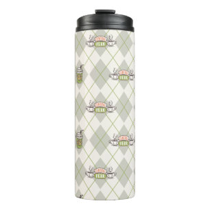 FRIENDS™    Central Perk Argyle Pattern Thermal Tumbler