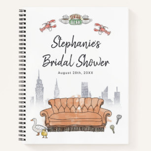 FRIENDS™ Central Perk Bridal Shower Guest Notebook