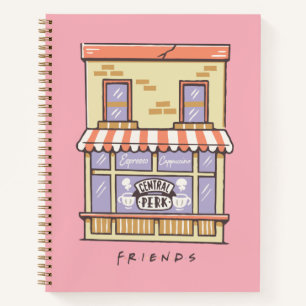 FRIENDS™   Central Perk Cartoon Coffee Shop Notebook