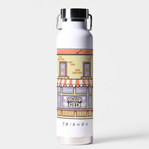 FRIENDS™ Central Perk Cartoon Coffee Shop Water Bottle