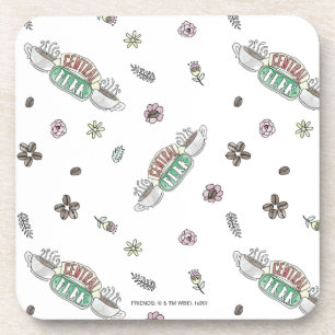 FRIENDS™   Central Perk Coffee Watercolor Pattern Coaster