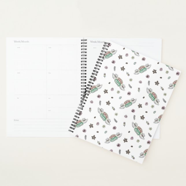FRIENDS™ | Central Perk Coffee Watercolor Pattern Planner (Display)