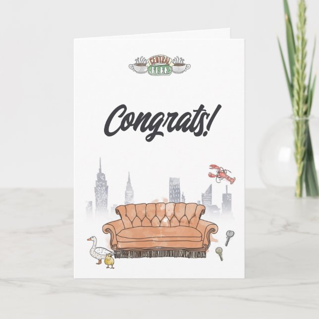 FRIENDS™ | Central Perk Congratulations Card (Front)