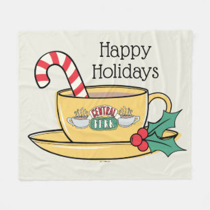FRIENDS™ Central Perk Holiday Mug Fleece Blanket