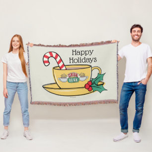 FRIENDS™ Central Perk Holiday Mug Throw Blanket