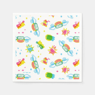 FRIENDS™   Central Perk Neon Pattern Napkin