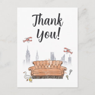 FRIENDS™ Central Perk Thank You Postcard