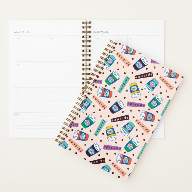 FRIENDS™ | Central Perk Vibrant Coffee Pattern Planner (Display)