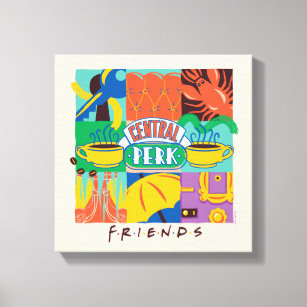 FRIENDS™   Central Perk Vibrant Graphic Canvas Print