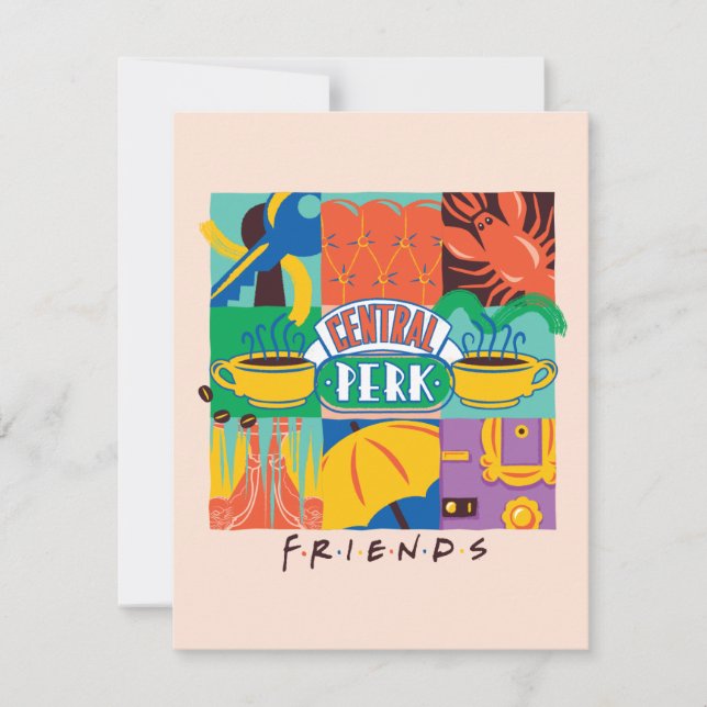 FRIENDS™ | Central Perk Vibrant Graphic Card (Front)