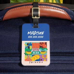 FRIENDS™ Central Perk Vibrant Graphic Luggage Tag
