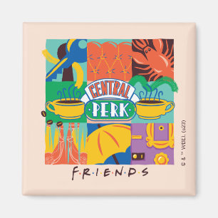 FRIENDS™ Central Perk Vibrant Graphic Magnet