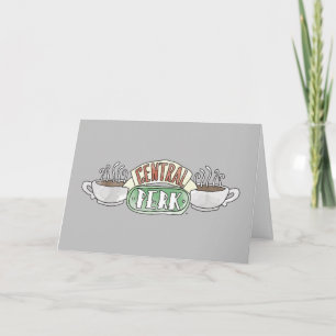 FRIENDS™   Central Perk Watercolor Logo Card