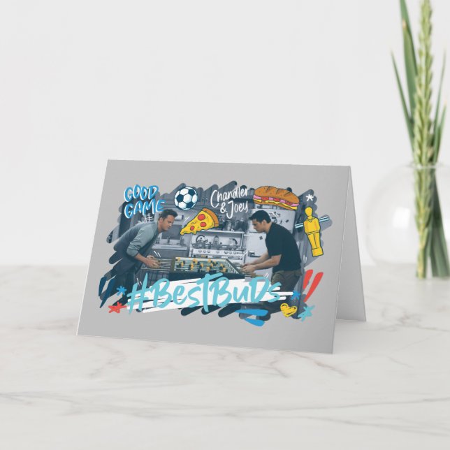 FRIENDS™ | Chandler & Joey - Best Buds Card (Front)