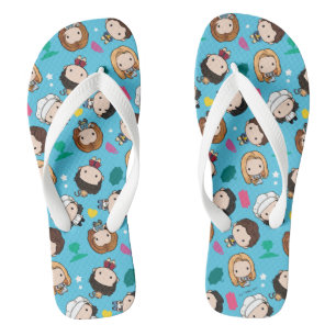 FRIENDS™ Character Chibi Pattern Jandals