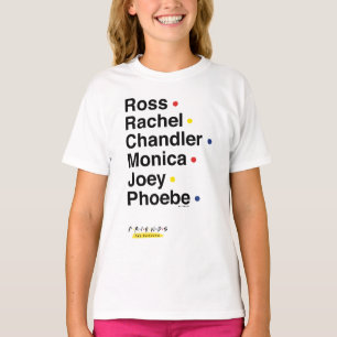 FRIENDS™   Character Names 2 T-Shirt