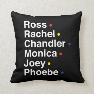 FRIENDS™   Character Names Cushion