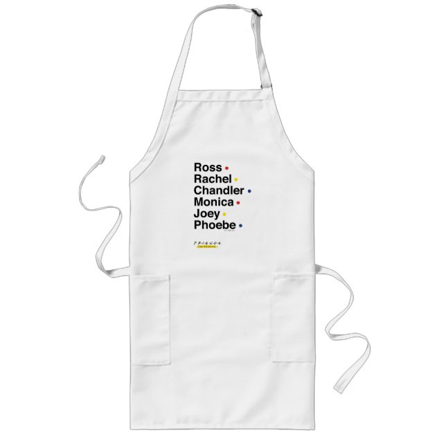 FRIENDS™ | Character Names Long Apron (Front)