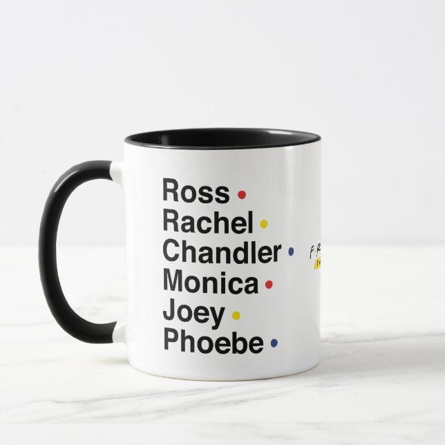 FRIENDS™ | Character Names Mug (Left)