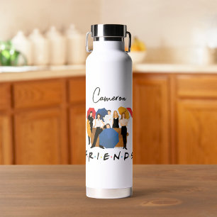FRIENDS™ Character Silhouette   Add Your Name Water Bottle