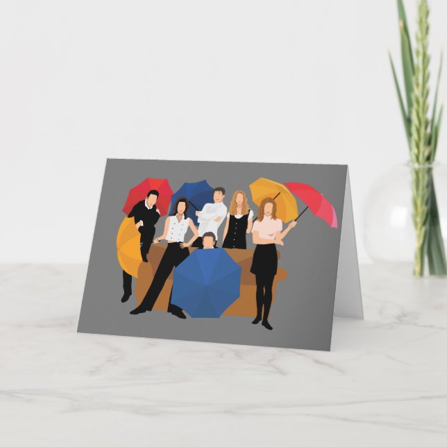 FRIENDS™ Character Silhouette Card (Front)