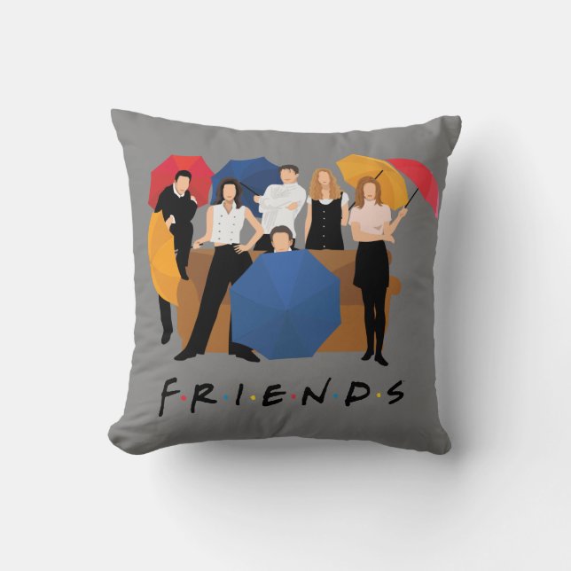 FRIENDS™ Character Silhouette Cushion (Front)