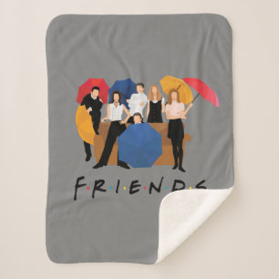 FRIENDS™ Character Silhouette Sherpa Blanket