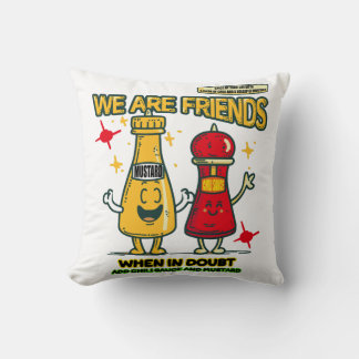 Friends chilli sauce and mustard sauce 071501 cushion