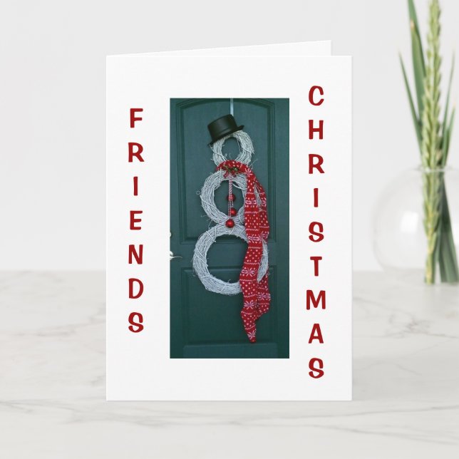 FRIENDS/CHRISTMAS-ACROSS THE MILES MISS YOU HOLIDAY CARD (Front)