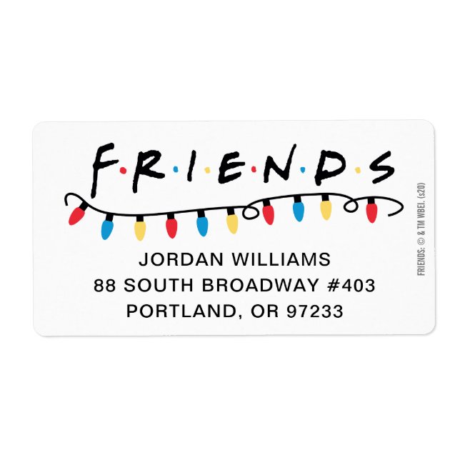 FRIENDS™ | Christmas Lights Logo (Front)