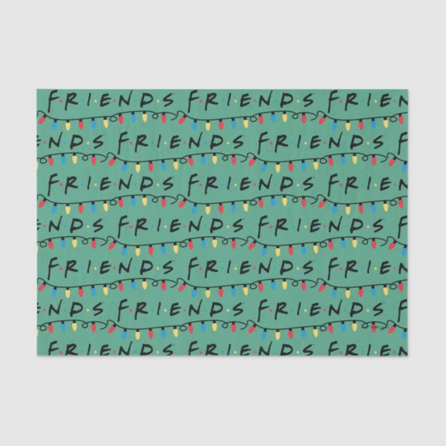 FRIENDS™ | Christmas Lights Logo Tissue Paper (Front)