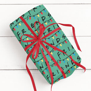 FRIENDS™ Christmas Lights Logo Wrapping Paper