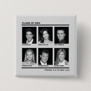 FRIENDS™ Class of 2004 15 Cm Square Badge