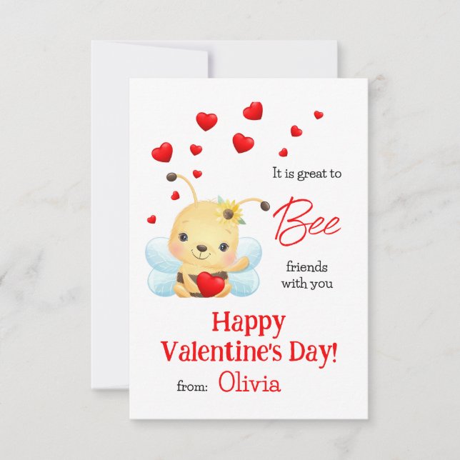 Friends Classroom Valentine's Day Card (Front)