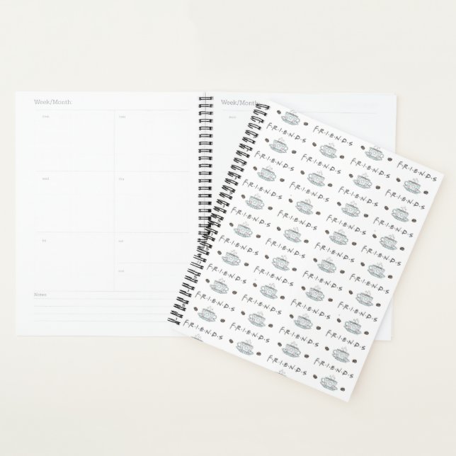 FRIENDS™ | Coffee Mug Watercolor Pattern Planner (Display)