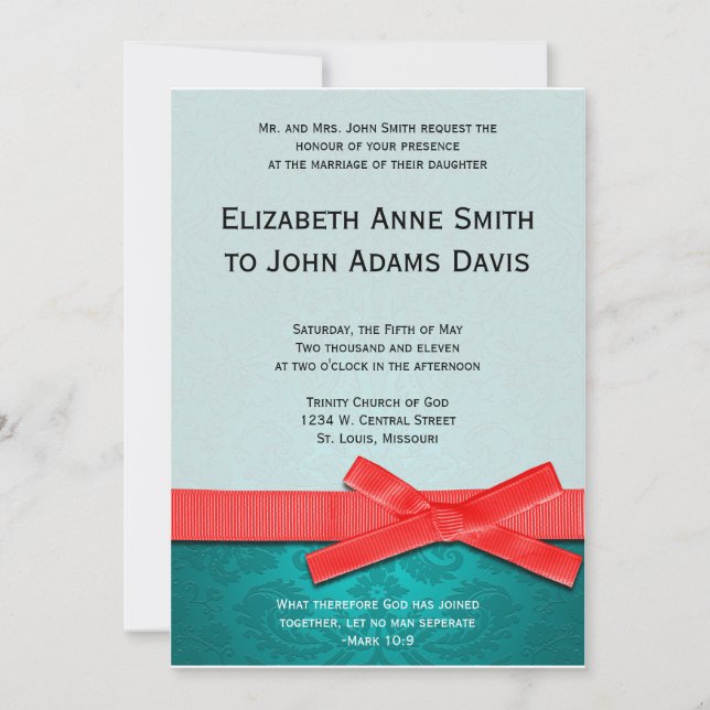 Friends Collection Wedding Invitation (Front)